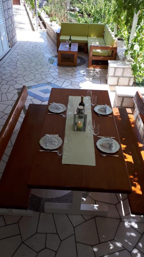 Villa Silvija Mlini Bagian luar foto