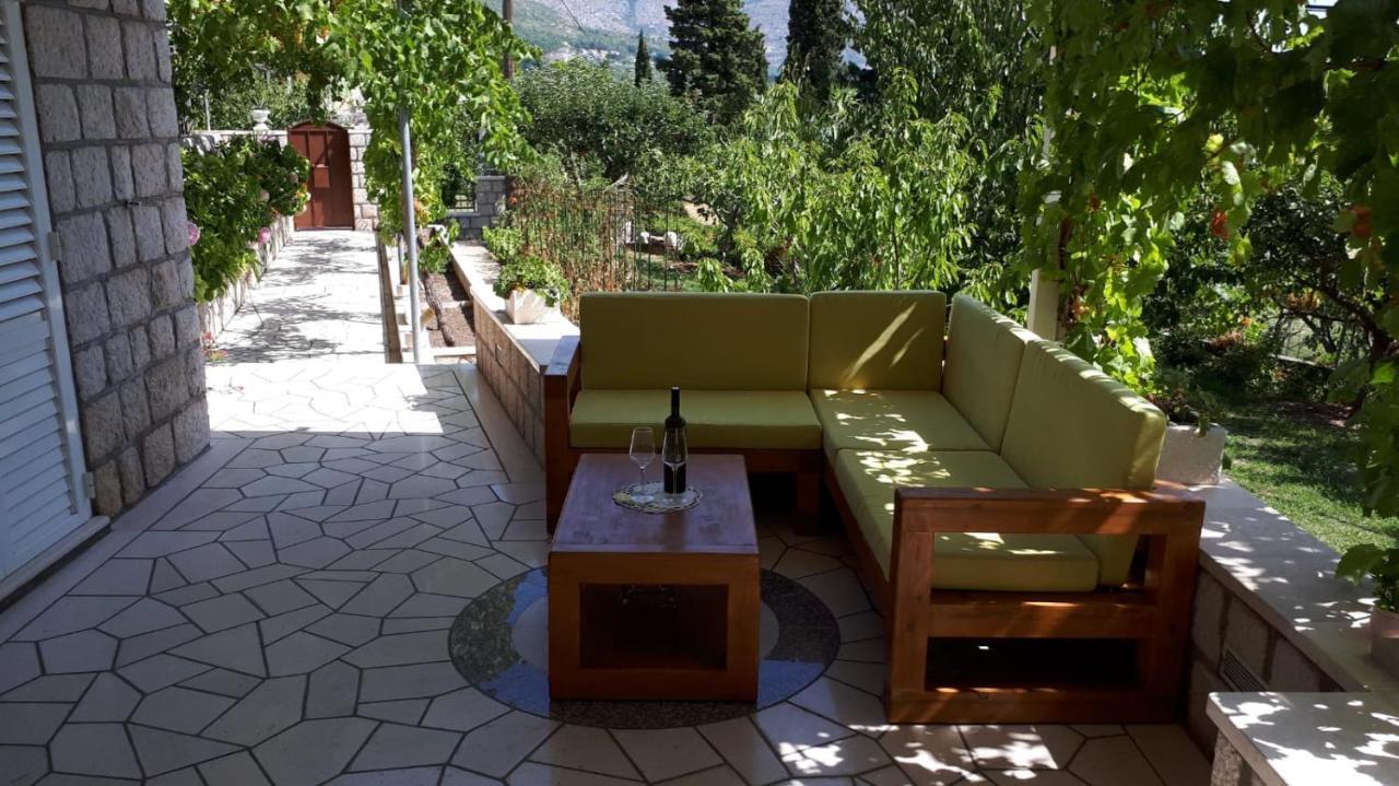 Villa Silvija Mlini Bagian luar foto