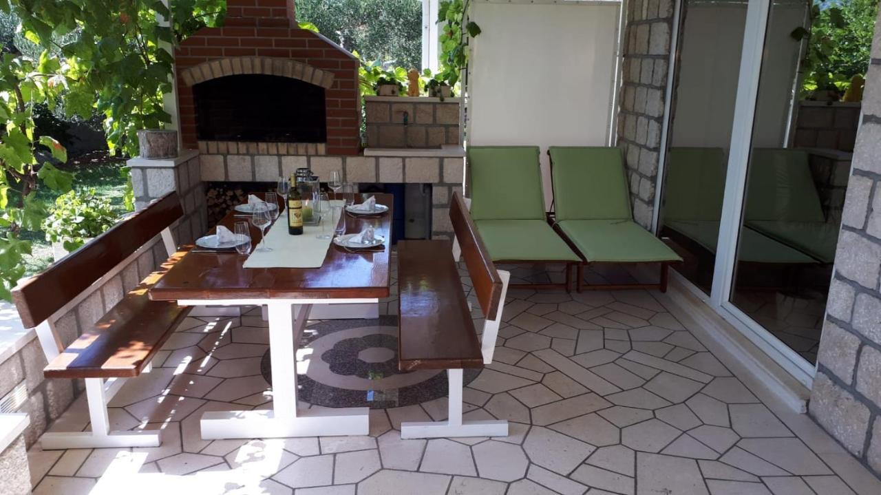 Villa Silvija Mlini Bagian luar foto