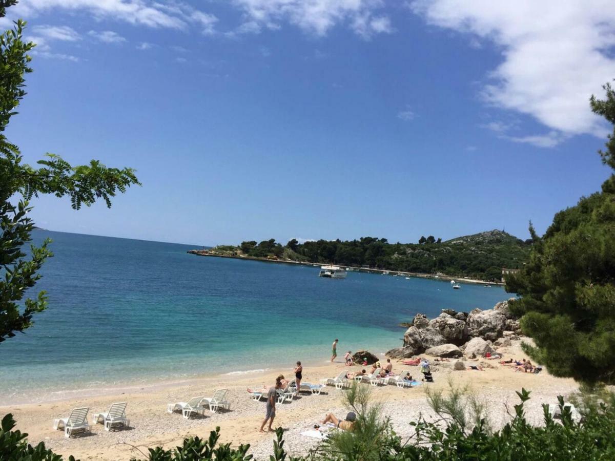 Villa Silvija Mlini Bagian luar foto