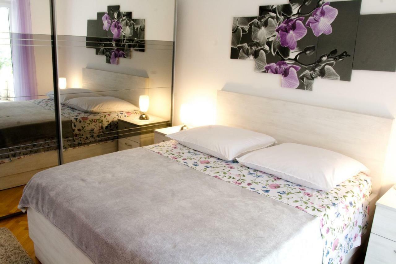 Villa Silvija Mlini Bagian luar foto