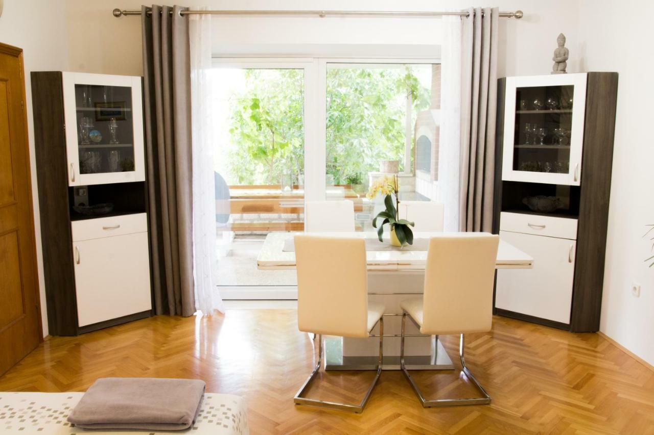 Villa Silvija Mlini Bagian luar foto