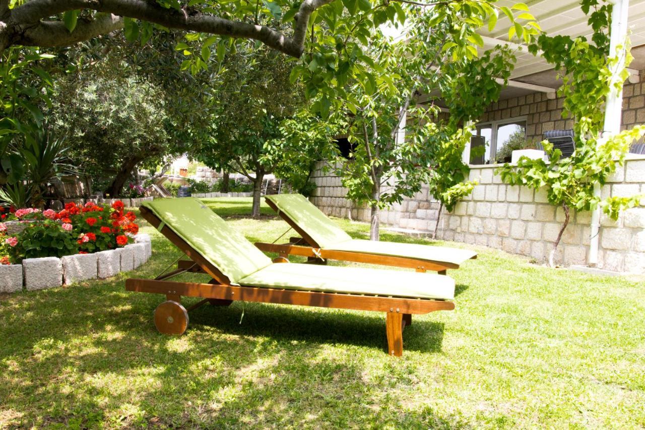 Villa Silvija Mlini Bagian luar foto